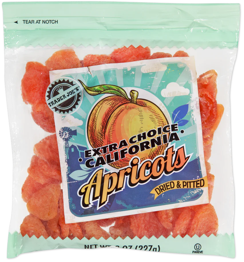 Trader Joe's Extra Choice California Apricots, 227g