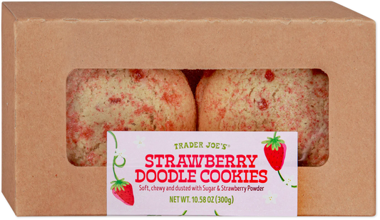 Trader Joe's Strawberry Doodle Cookies, 300g