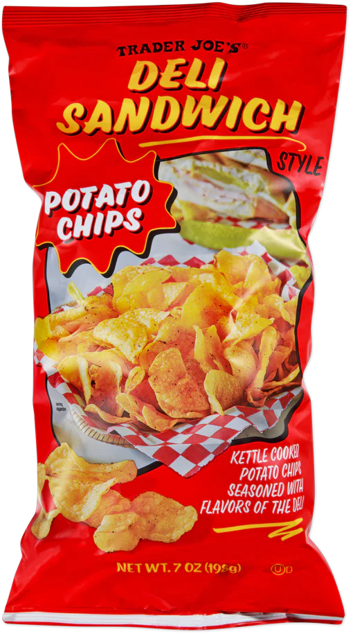 Trader Joe's Deli Sandwich Style Potato Chips, 198g
