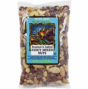 Trader Joes' Roasted & Salted Fancy Mixed Nuts, 454g