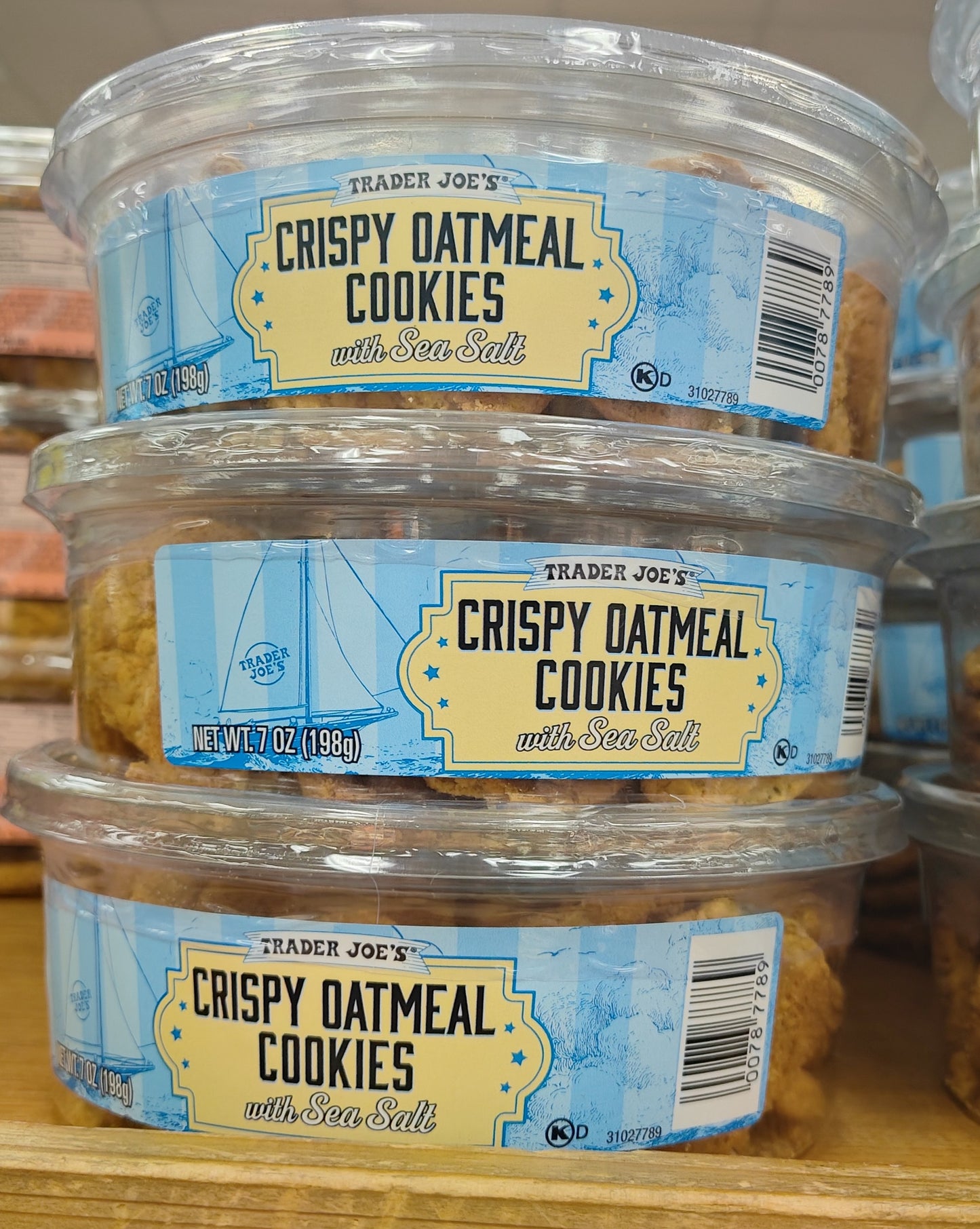 Biscuits croustillants à l'avoine et au sel de mer de Trader Joe's, 198 g