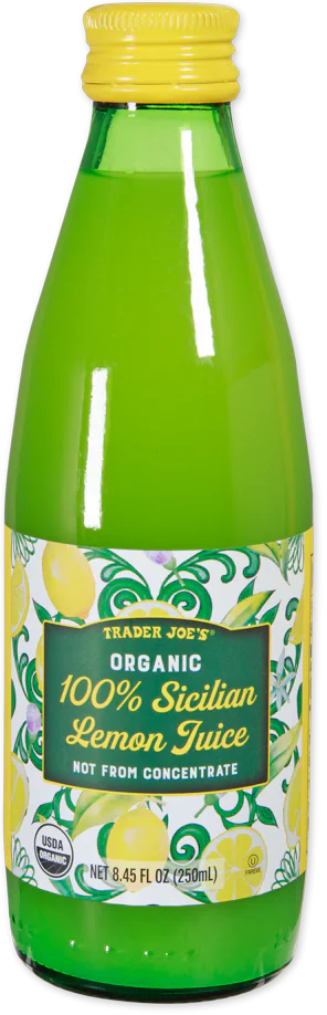 Trader Joe's Organic 100% Sicilian Lemon Juice, 250mL
