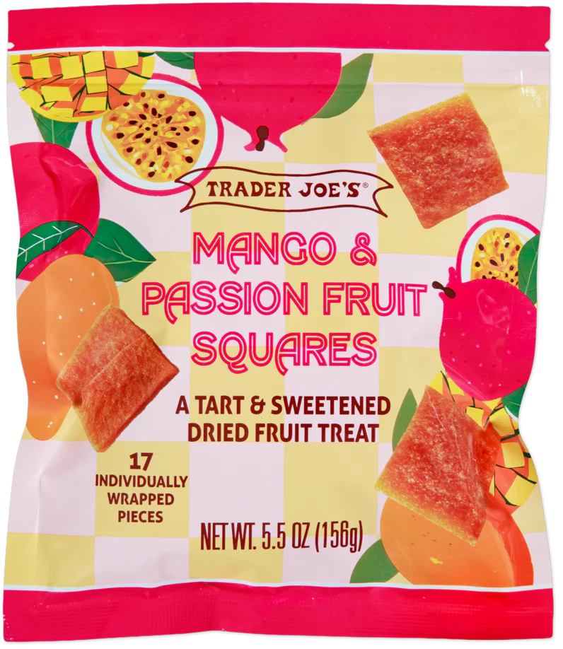 Trader Joe's Mango & Passion Fruit Squares, 156g