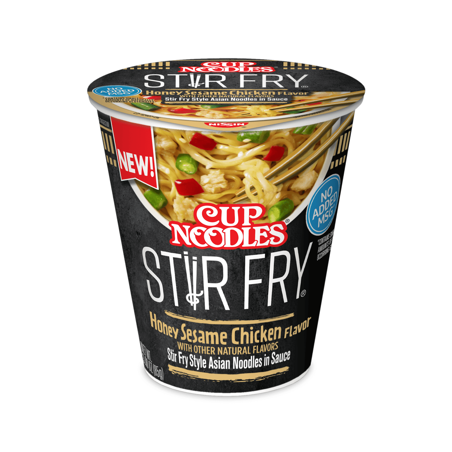 Nissin Cup Noodles, Stir Fry Honey Sesame Chicken Flavour, 85g