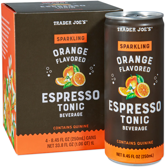Trader Joe's Sparkling Orange Flavoured Espresso Tonic, 1L