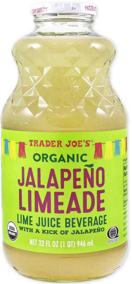 Trader Joe's Organic Jalapeño Limeade, 946mL