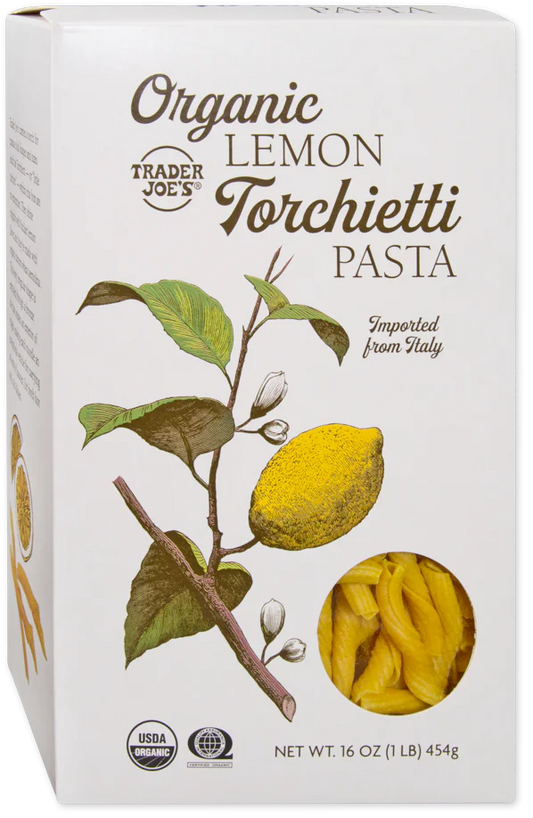 Trader Joe's Organic Lemon Torchietti Pasta, 454g