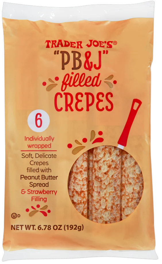 Trader Joe's PB&J Filled Crepes, 192g