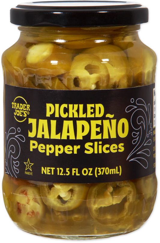 Trader Joe's Pickled Jalapeño Pepper Slices, 370mL