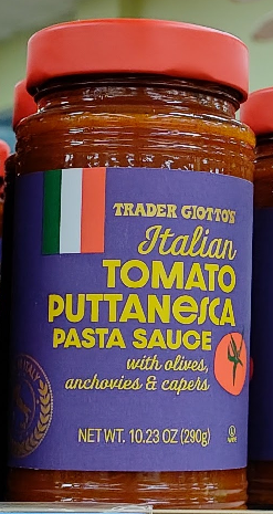 Trader Joe's Italian Tomato Puttanesca Pasta Sauce, 290g