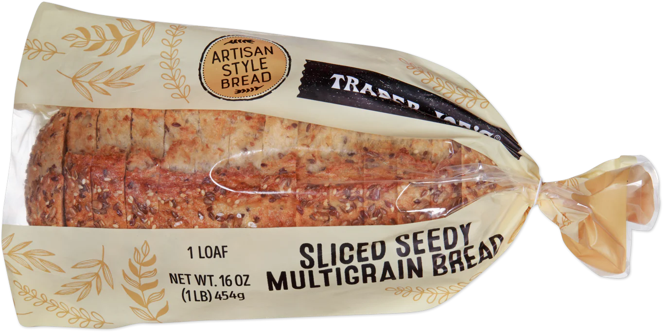 Trader Joe's Sliced Seedy Multigrain Bread, 454g