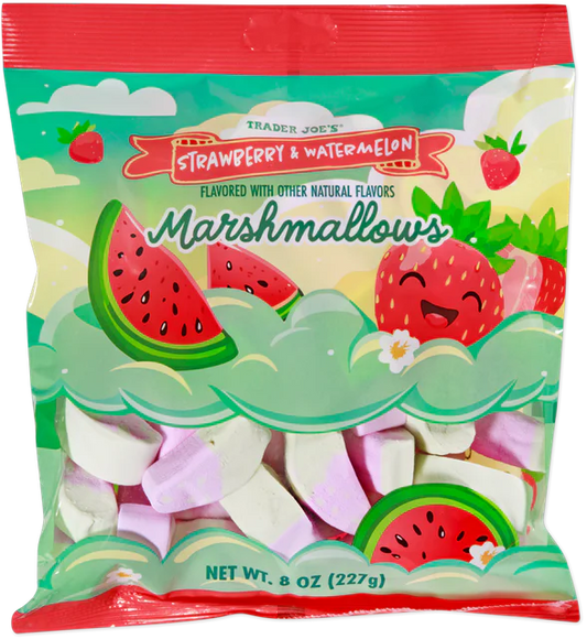 Trader Joe's Strawberry & Watermelon Marshmallows, 227g
