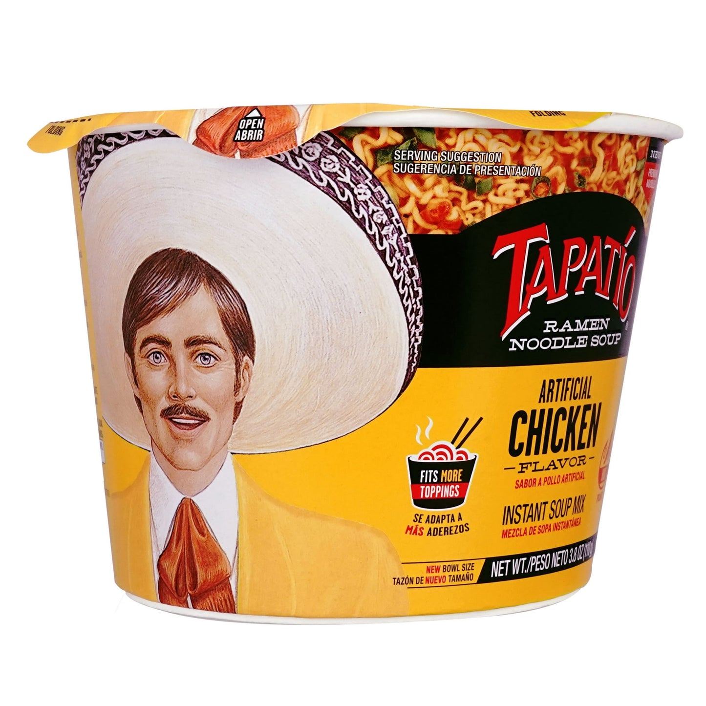 Tapatio Chicken Flavour Ramen Bowl, 110g