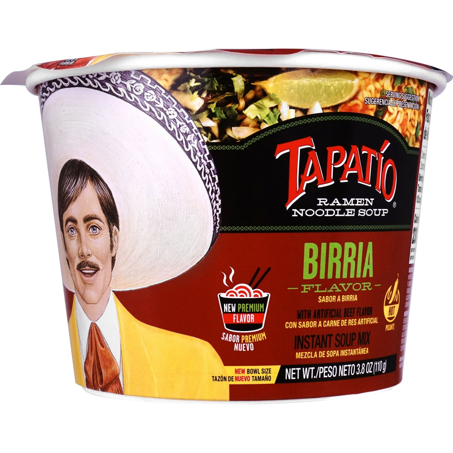 Bol de ramen au goût de Tapatio Birria, 110 g