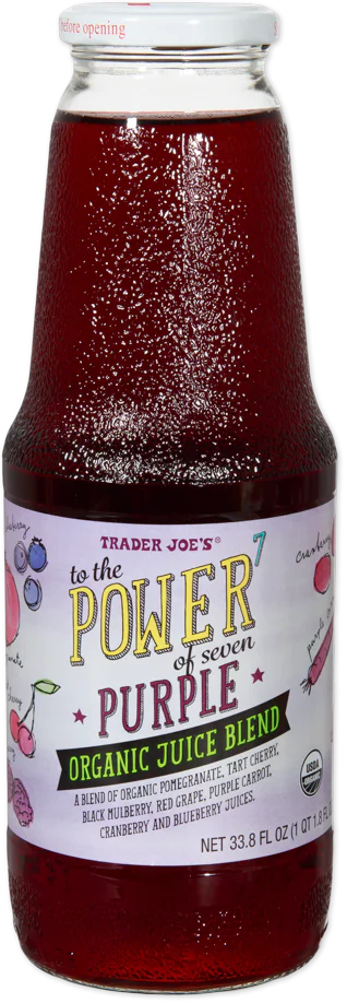 Trader Joe's To The Power of Seven Purple Organic Juice Blend, 1L