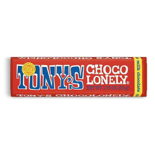 Tony's Chocolonely Milk Chocolate Bar, 50g