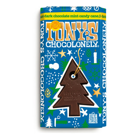 Tony's Chocolonely 51% Dark Chocolate Candy Cane Bar, 180g