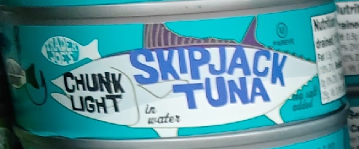 Trader Joe’s Chunk Light Skipjack Tuna in Water No Salt Added, 128g