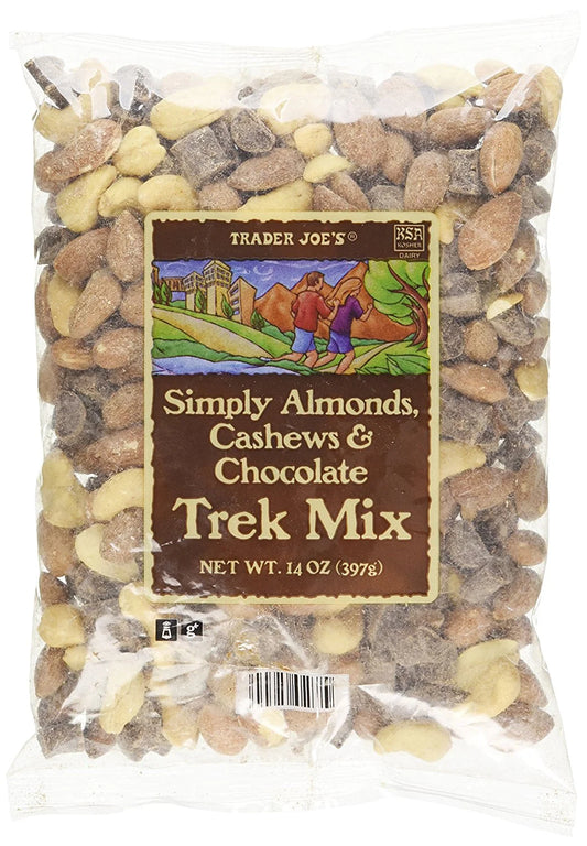 Trader Joe's Almonds, Chocolate & Cashews Trek Mix, 397g