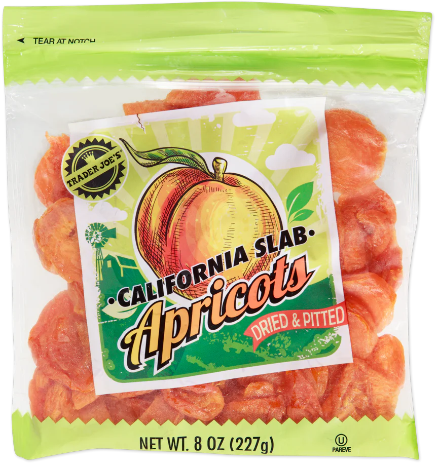 Trader Joe's California Slab Apricots, 227g