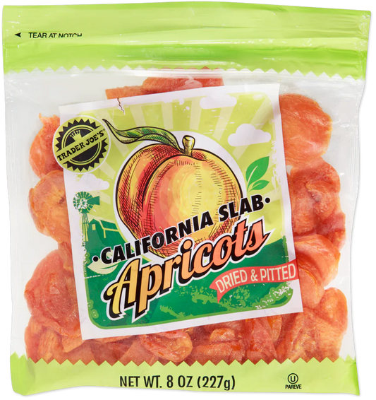 Trader Joe's California Slab Apricots, 227g