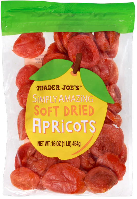 Trader Joe's Simply Amazing Soft Dried Apricots, 454g