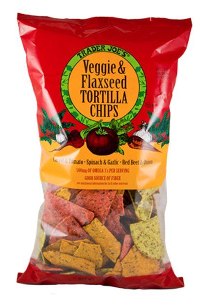 Trader Joe's Veggie & Flaxseed Tortilla Chips, 340g