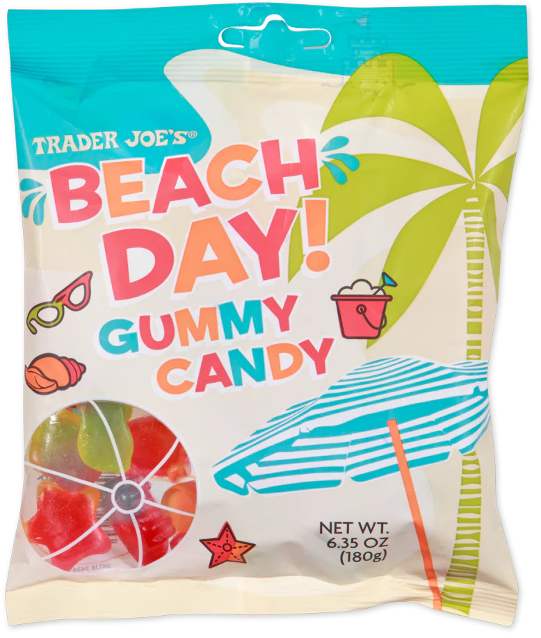 Trader Joe's Beach Day Gummy Candy, 180g