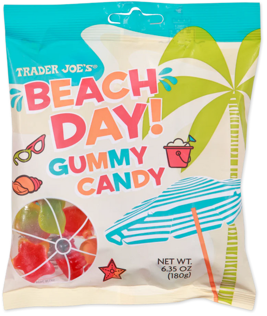 Trader Joe's Beach Day Gummy Candy, 180g