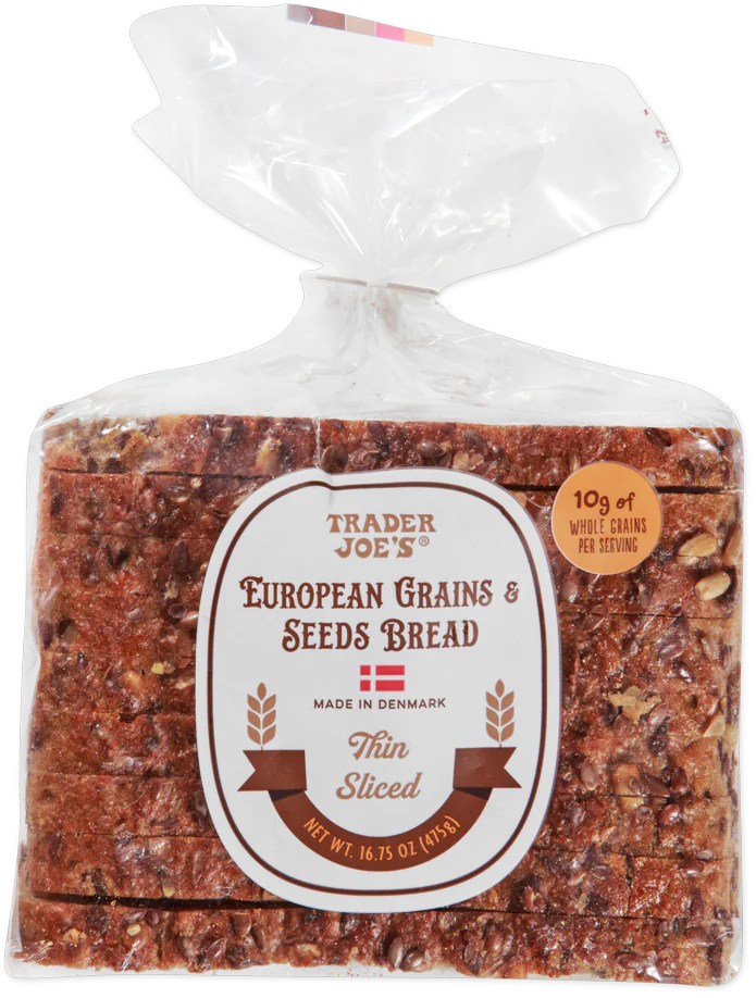 Trader Joe's European Grains & Seeds Bread, 475g