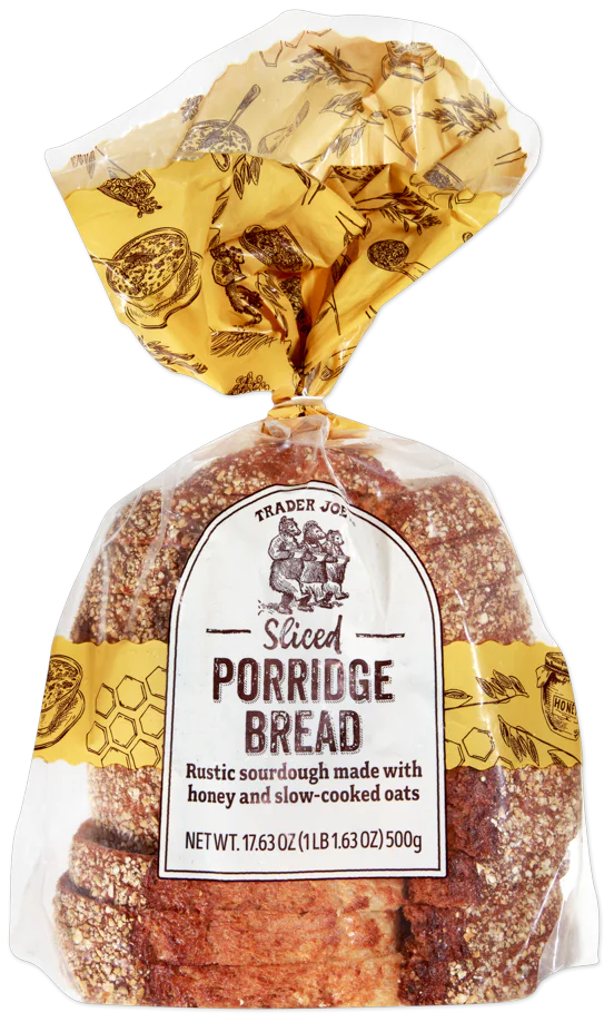 Trader Joe's Sliced Porridge Bread, 500g