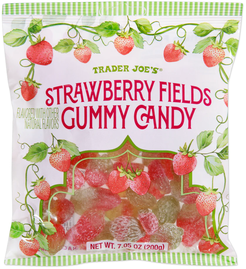 Trader Joe's Strawberry Fields Gummy Candy, 200g