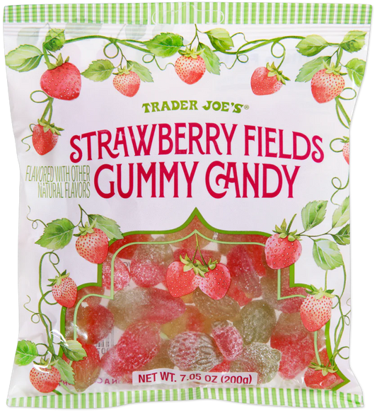 Trader Joe's Strawberry Fields Gummy Candy, 200g