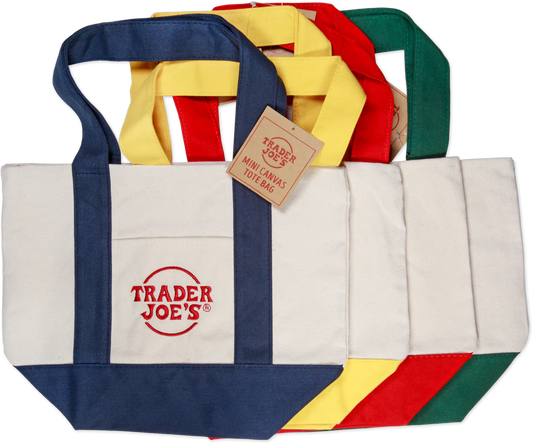 Trader Joe's Mini Canvas Tote Bag