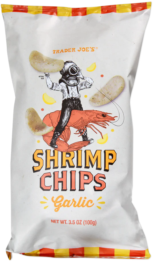 Trader Joe's Garlic Shrimp Chips, 100g
