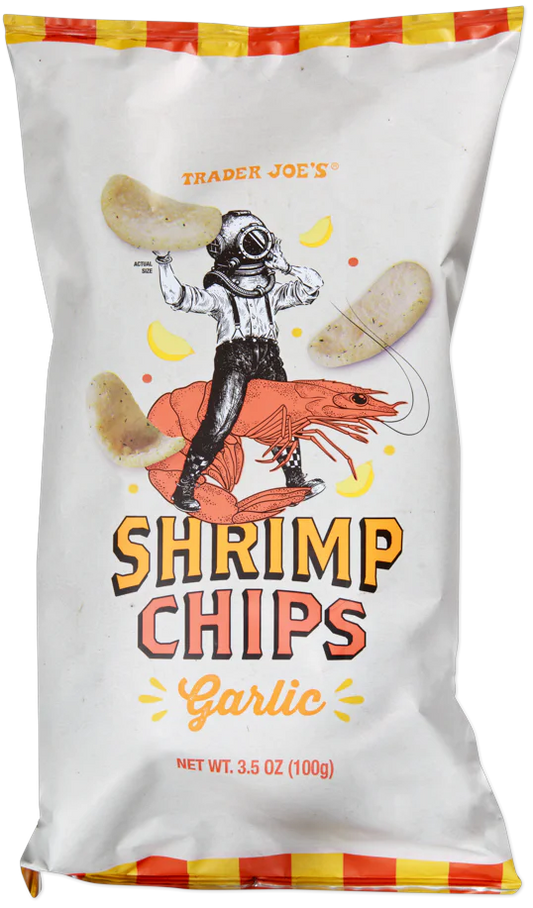 Trader Joe's Garlic Shrimp Chips, 100g