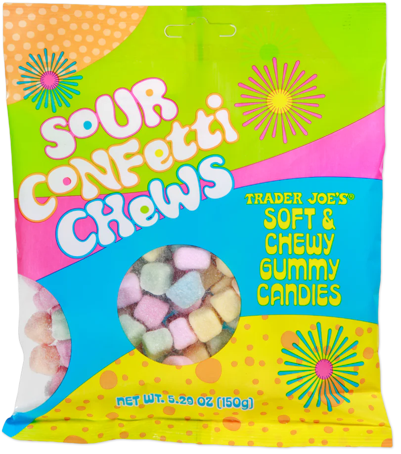 Trader Joe's Sour Confetti Chews, 150g