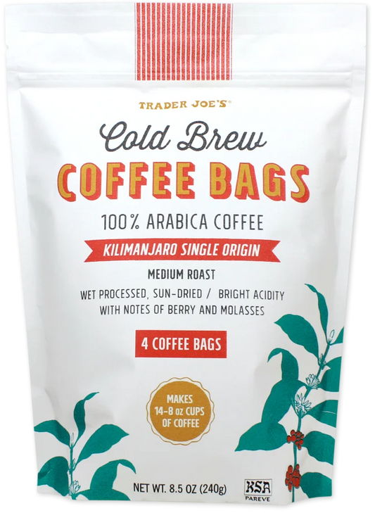 Trader Joe's Cold Brew Coffee Bags, 240g