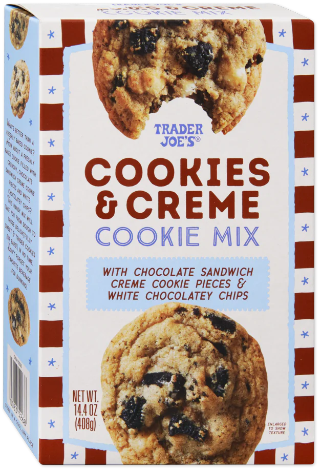 Trader Joe's Cookies & Creme Cookie Mix, 408g