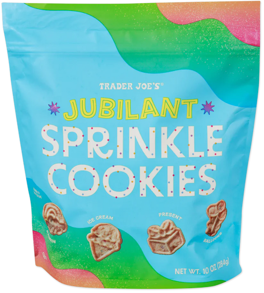 Trader Joe's Jubilant Sprinkle Cookies, 284g