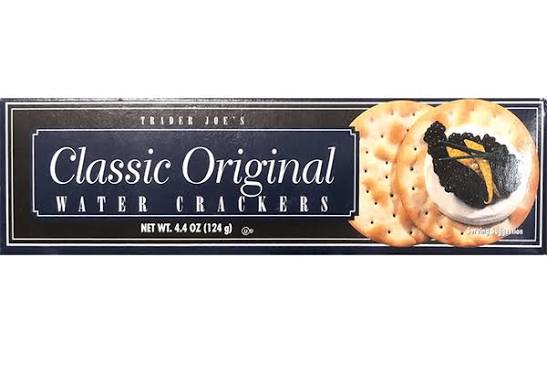 Trader Joe's Classic Original Water Crackers, 125g