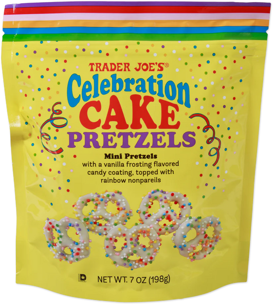 Trader Joe's Celebration Cake Pretzels, 198g