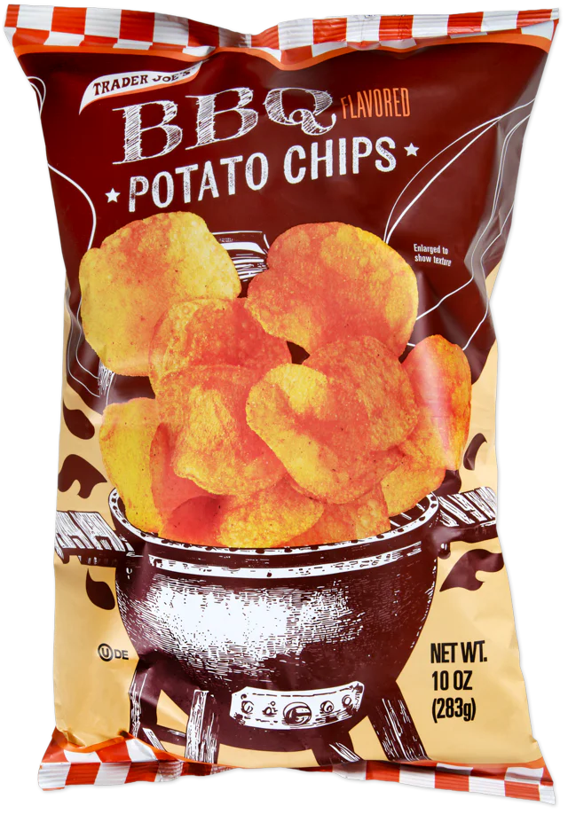 Trader Joe's BBQ Flavoured Potato Chips, 283g