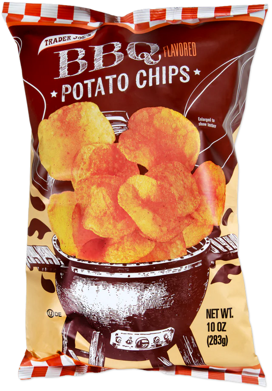 Trader Joe's BBQ Flavoured Potato Chips, 283g