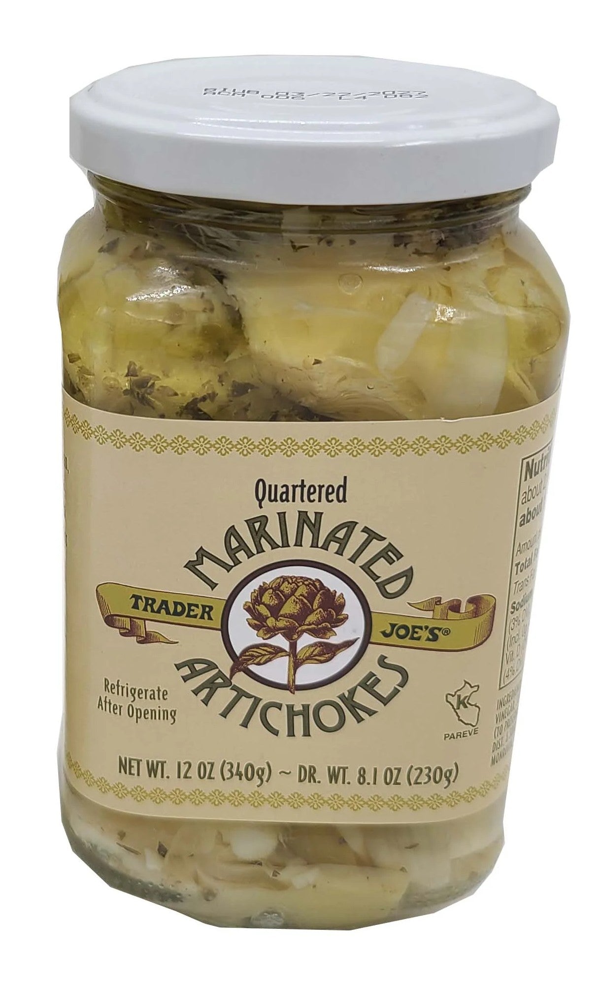 Trader Joe’s Quartered Marinated Artichokes, 230g