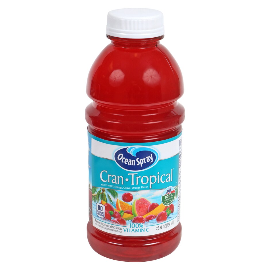 Jus de canneberge tropical Ocean Spray, 739 ml
