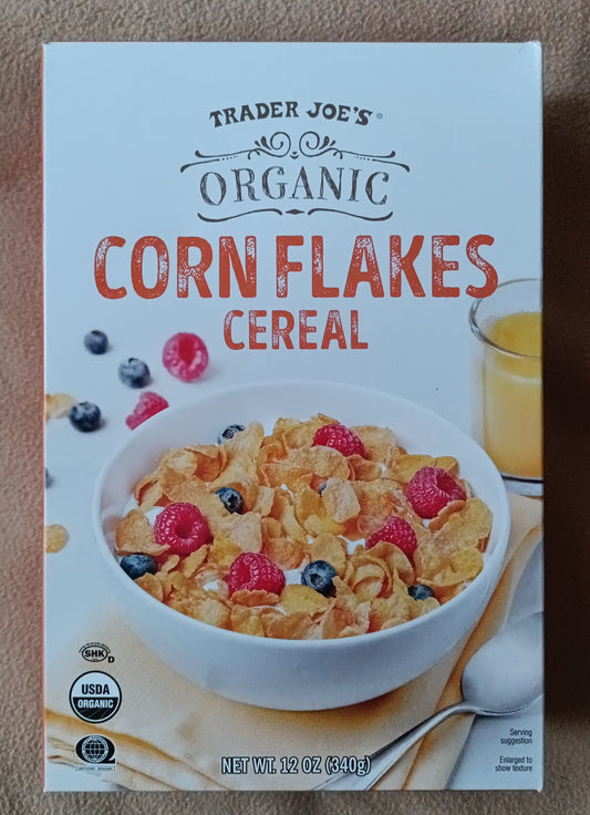 Trader Joe's Organic Corn Flakes, 340g
