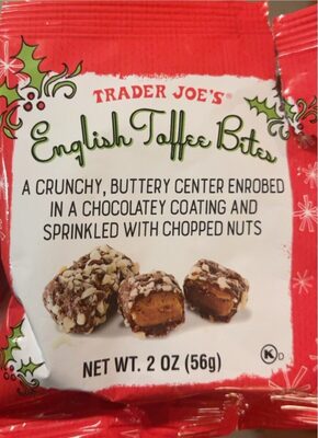 Trader Joe's English Toffee Bites, 56g