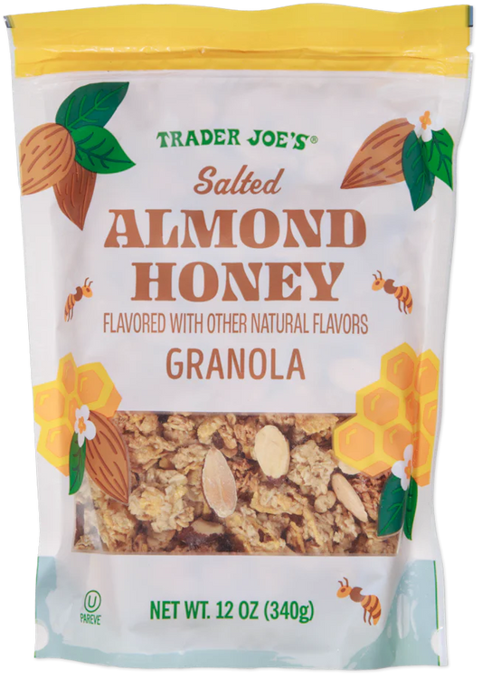 Trader Joe's Salted Almond Honey Granola, 340g