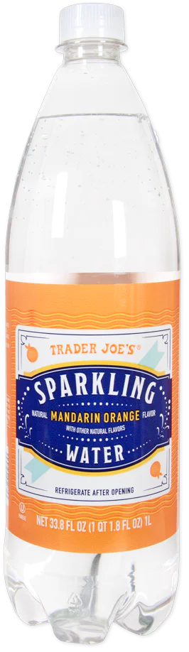 Eau pétillante à la mandarine de Trader Joe's, 1 L 